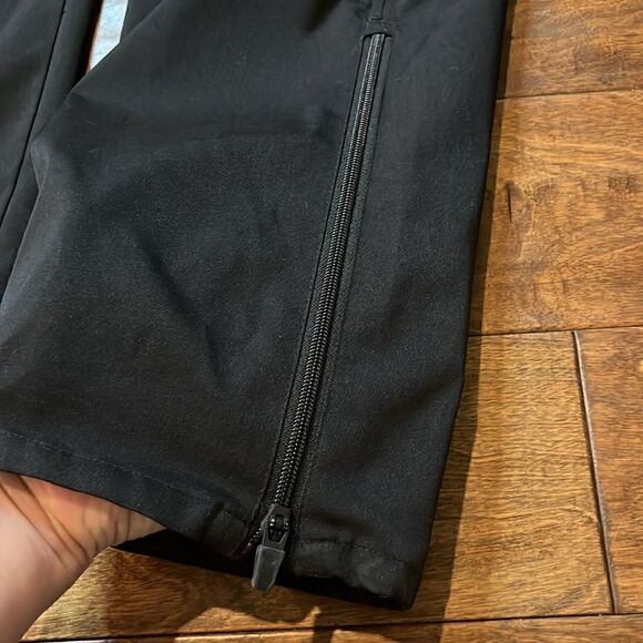L-RL Lauren Active Black side zip/vent pants, 10! - Picture 10 of 12